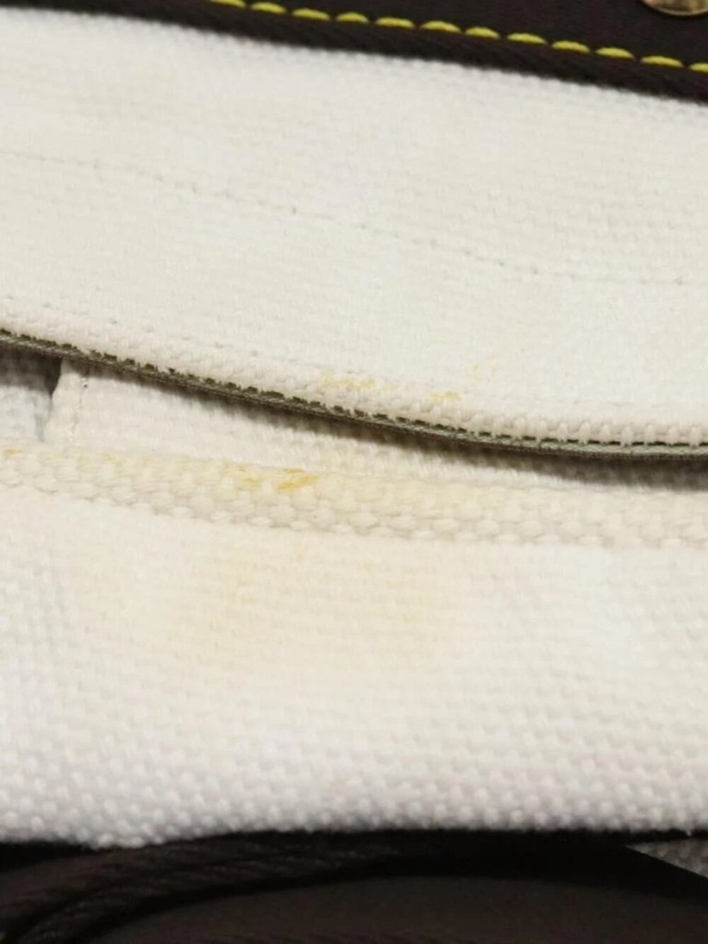 LOUIS VUITTON Antigua Buzas PM Shoulder Bag Canvas White M40042 Auth bs24492 - Picture 4 of 15